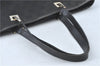 Authentic GUCCI Shoulder Tote Bag Purse GG Canvas Leather 0021098 Black J1973
