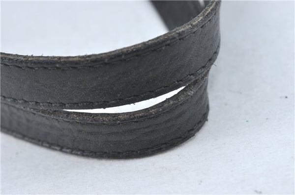 Authentic GUCCI Shoulder Tote Bag Purse GG Canvas Leather 0021098 Black J1973