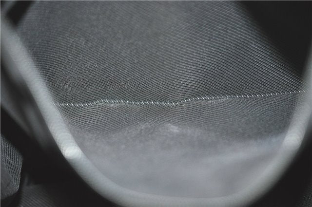 Authentic GUCCI Shoulder Tote Bag Purse GG Canvas Leather 0021098 Black J1973