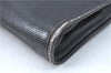 Authentic CELINE Documents Case Leather Black J1977