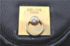 Authentic CELINE Documents Case Leather Black J1977