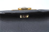 Authentic CELINE Documents Case Leather Black J1977