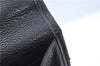 Authentic CELINE Documents Case Leather Black J1977
