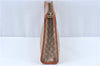 Authentic CELINE Macadam Blason Clutch Hand Bag PVC Leather Beige Brown J1978