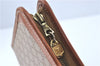 Authentic CELINE Macadam Blason Clutch Hand Bag PVC Leather Beige Brown J1978