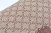 Authentic CELINE Macadam Blason Clutch Hand Bag PVC Leather Beige Brown J1978