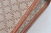 Authentic CELINE Macadam Blason Clutch Hand Bag PVC Leather Beige Brown J1978