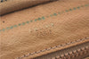 Authentic CELINE Macadam Blason Clutch Hand Bag PVC Leather Beige Brown J1978