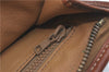 Authentic CELINE Macadam Blason Clutch Hand Bag PVC Leather Beige Brown J1978