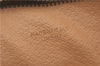 Authentic CELINE Macadam Blason Clutch Hand Bag PVC Leather Beige Brown J1978