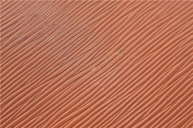 Authentic Louis Vuitton Epi Pochette Homme Clutch Bag Brown M52528 LV J1981