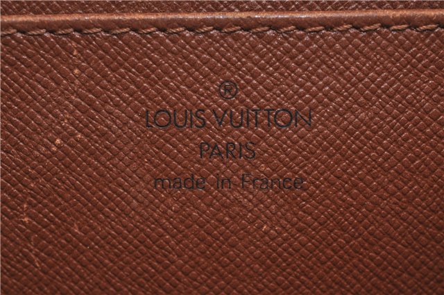 Authentic Louis Vuitton Epi Pochette Homme Clutch Bag Brown M52528 LV J1981