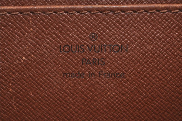 Authentic Louis Vuitton Epi Pochette Homme Clutch Bag Brown M52528 LV J1981