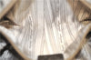 Authentic Ferragamo Gancini Tassel Leather Shoulder Bag Silver J1984