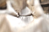 Authentic Ferragamo Gancini Tassel Leather Shoulder Bag Silver J1984