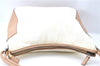 Auth GUCCI Jumbo GG Shoulder Hand Bag Purse Canvas Leather 0013766 White J1986