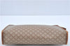 Authentic CELINE Macadam Blason Pattern Clutch Hand Bag PVC Leather Beige J1987
