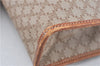 Authentic CELINE Macadam Blason Pattern Clutch Hand Bag PVC Leather Beige J1987