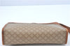 Authentic CELINE Macadam Blason Pattern Clutch Hand Bag PVC Leather Beige J1988