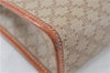 Authentic CELINE Macadam Blason Pattern Clutch Hand Bag PVC Leather Beige J1988