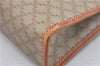 Authentic CELINE Macadam Blason Pattern Clutch Hand Bag PVC Leather Beige J1988