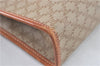Authentic CELINE Macadam Blason Pattern Clutch Hand Bag PVC Leather Beige J1988