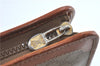 Authentic CELINE Macadam Blason Pattern Clutch Hand Bag PVC Leather Beige J1988