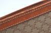 Authentic CELINE Macadam Blason Pattern Clutch Hand Bag PVC Leather Beige J1988