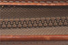 Authentic CELINE Macadam Blason Pattern Clutch Hand Bag PVC Leather Beige J1988