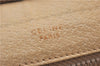 Authentic CELINE Macadam Blason Pattern Clutch Hand Bag PVC Leather Beige J1988