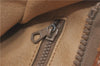 Authentic CELINE Macadam Blason Pattern Clutch Hand Bag PVC Leather Beige J1988