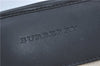 Authentic BURBERRY Vintage Canvas Leather Shoulder Tote Bag Ivory Navy J1990