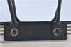 Authentic BURBERRY Vintage Canvas Leather Shoulder Tote Bag Ivory Navy J1990