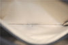 Authentic BURBERRY Vintage Canvas Leather Shoulder Tote Bag Ivory Navy J1990