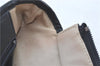 Authentic BURBERRY Vintage Canvas Leather Shoulder Tote Bag Ivory Navy J1990