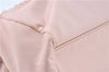 Auth Salvatore Ferragamo Vara Nylon Enamel 2Way Shoulder Hand Bag Pink SF J1992