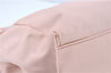 Auth Salvatore Ferragamo Vara Nylon Enamel 2Way Shoulder Hand Bag Pink SF J1992