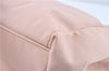 Auth Salvatore Ferragamo Vara Nylon Enamel 2Way Shoulder Hand Bag Pink SF J1992