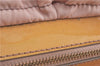 Auth Salvatore Ferragamo Vara Nylon Enamel 2Way Shoulder Hand Bag Pink SF J1992