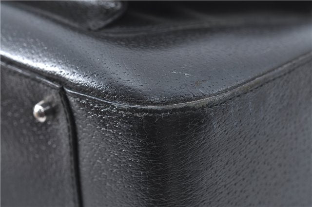 Authentic GUCCI 2Way Shoulder Cross Body Hand Bag Purse Leather Black Junk J1997