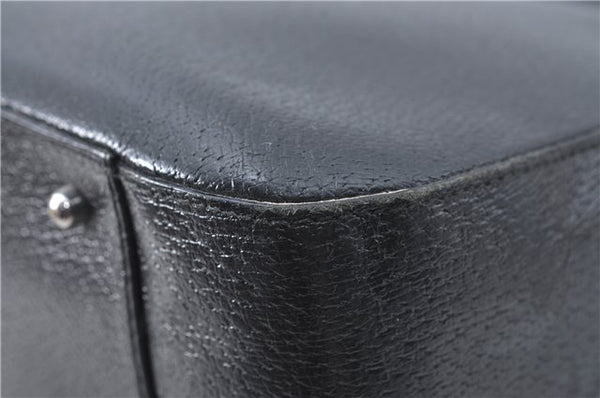 Authentic GUCCI 2Way Shoulder Cross Body Hand Bag Purse Leather Black Junk J1997