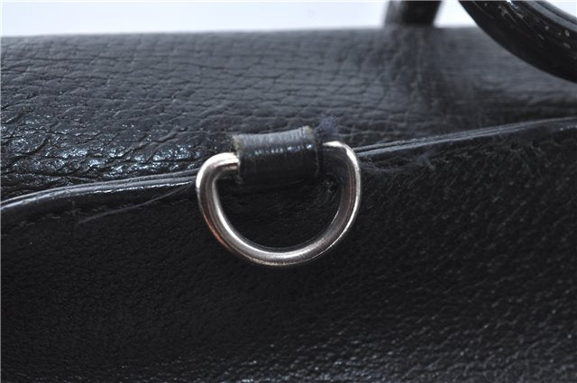 Authentic GUCCI 2Way Shoulder Cross Body Hand Bag Purse Leather Black Junk J1997