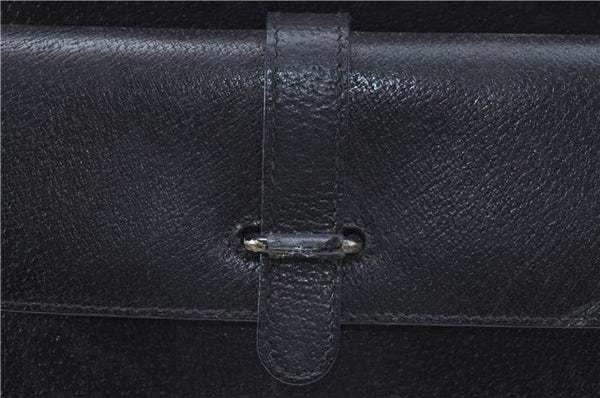 Authentic GUCCI 2Way Shoulder Cross Body Hand Bag Purse Leather Black Junk J1997