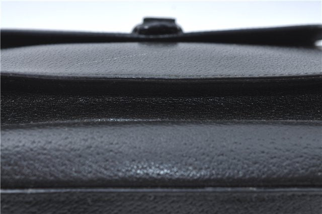 Authentic GUCCI 2Way Shoulder Cross Body Hand Bag Purse Leather Black Junk J1997