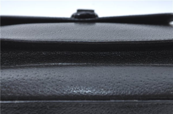 Authentic GUCCI 2Way Shoulder Cross Body Hand Bag Purse Leather Black Junk J1997