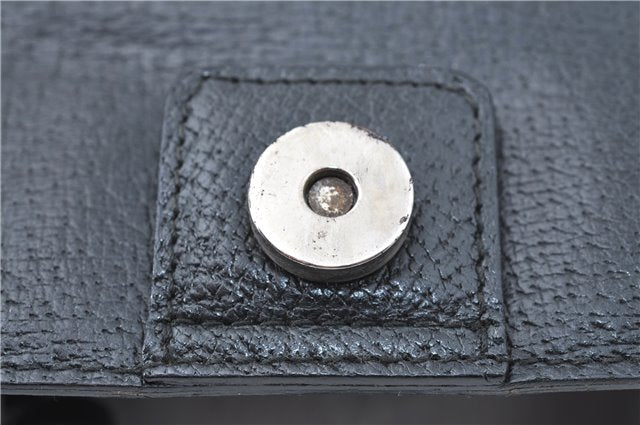 Authentic GUCCI 2Way Shoulder Cross Body Hand Bag Purse Leather Black Junk J1997