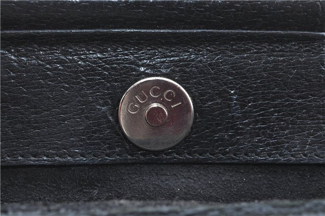 Authentic GUCCI 2Way Shoulder Cross Body Hand Bag Purse Leather Black Junk J1997