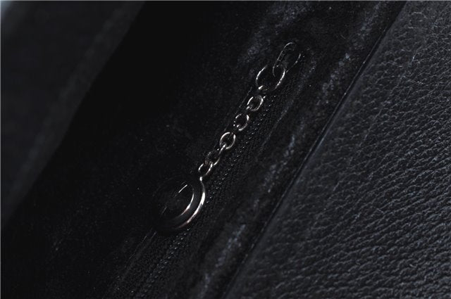 Authentic GUCCI 2Way Shoulder Cross Body Hand Bag Purse Leather Black Junk J1997