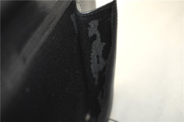 Authentic GUCCI 2Way Shoulder Cross Body Hand Bag Purse Leather Black Junk J1997