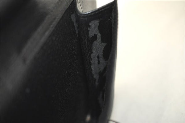 Authentic GUCCI 2Way Shoulder Cross Body Hand Bag Purse Leather Black Junk J1997